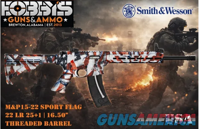Smith & Wesson 14714 M&P15-22 Sport Flag .22LR 25+1