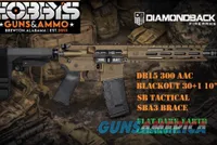 Diamondback DB1916B061 DB15 300 AAC Blackout 30+1 10" FDE