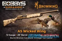 Browning A5 Wicked Wing 12 Gauge Shotgun