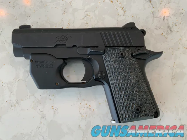 Kimber Micro 9 9mm w/ ArmaLaser and grips