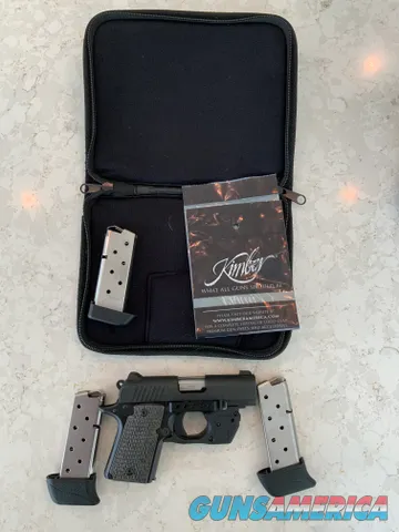 Kimber Micro 9 9mm w/ ArmaLaser and grips