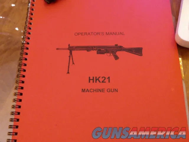 Heckler and Koch.. HK21 Belt fed 100 round DRUM magazine, hanger and Manual FREE SHIP