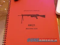 Heckler and Koch.. HK21 Belt fed 100 round DRUM magazine, hanger and Manual FREE SHIP