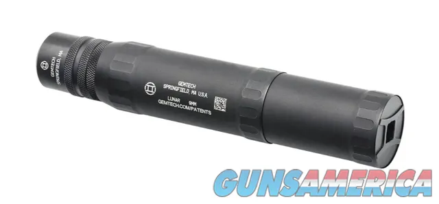 Gemtech Lunar 9mm 3-Lug Suppressor Black...