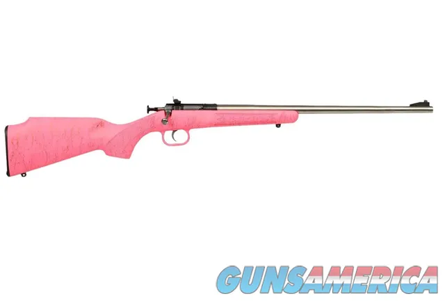 Keystone Crickett .22 LR Pink / Gold Web...