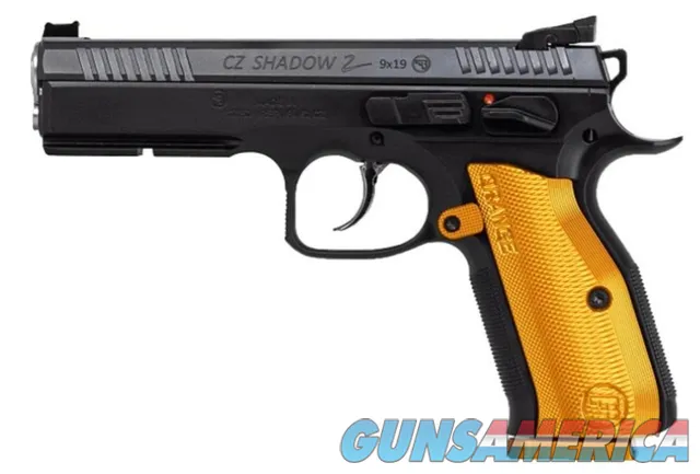 CZ-USA CZ 75 Shadow 2 Orange Optic Ready 9mm Luger 4.89" 17 Rds 91248