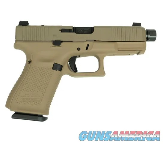 Glock G19 V 9mm Luger 4.6" TB FDE Cerako...