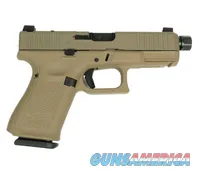 Glock G19 V 9mm Luger 4.6" TB FDE Cerakote 15 Rds GLPV1950203FDETB