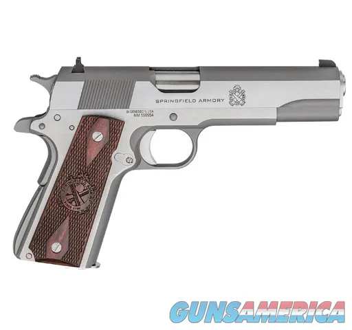 Springfield 1911 Mil-Spec Stainless .45 ...
