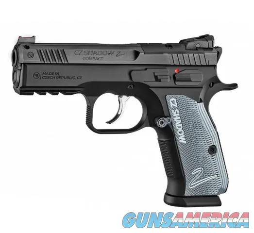 CZ-USA CZ Shadow 2 Compact 9mm Luger 4" Black / Silver 15 Rds 91252
