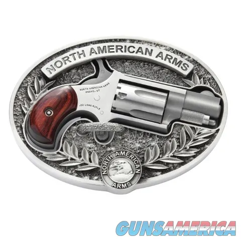 North American Arms Oval Ornate Belt Buc...