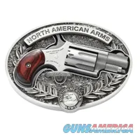 North American Arms Oval Ornate Belt Buckle .22 LR 1.125" NAA-22LR-BBO