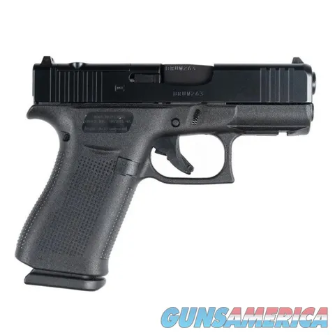 Glock G43X MOS 9mm Luger 3.41" 10 Rds Bl...