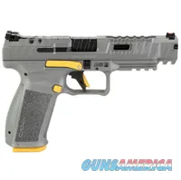 Century Arms Canik SFx Rival 9mm Luger 5" Rival Grey / Gold 18Rds HG6610T-N