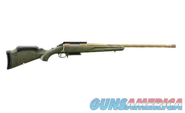 Ruger American Gen II Predator .22 Creedmoor 22" Bronze / Green Splatter 56914