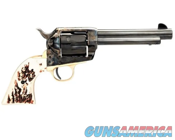 Taylor's & Co. 1873 SA Brass Stag Grip .357 Magnum 5.5" 6 Rounds 200075
