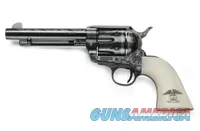 E.M.F. 1873 GWII Liberty .45 LC 5.5" Engraved / Ivory Grips GW45LLE512NMUI