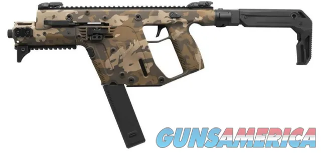 KRISS USA Vector SBR Gen2 9mm 6.5" TB MC Flat Dark Earth KV90-SMCFDE31