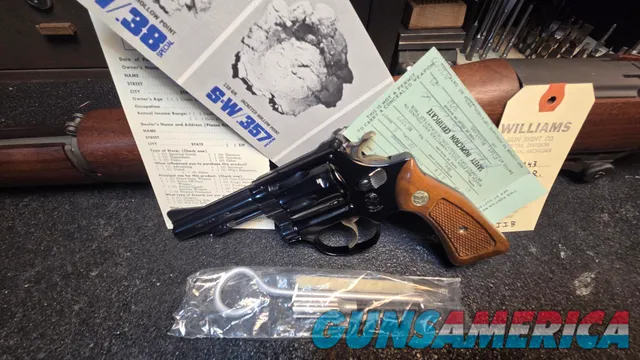 Smith & Wesson Model 43 .22LR Revolver with Box 1973