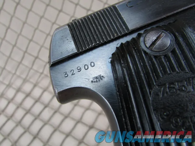 French Unique Model 17 Nazi Marked Pistol 32 ACP #32900