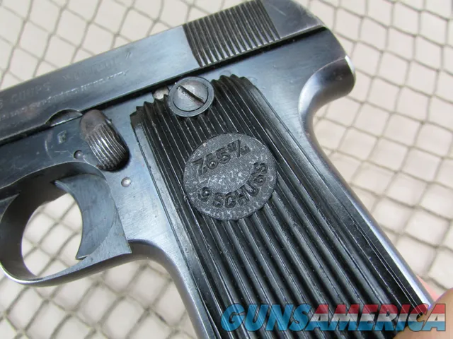 French Unique Model 17 Nazi Marked Pistol 32 ACP #32900