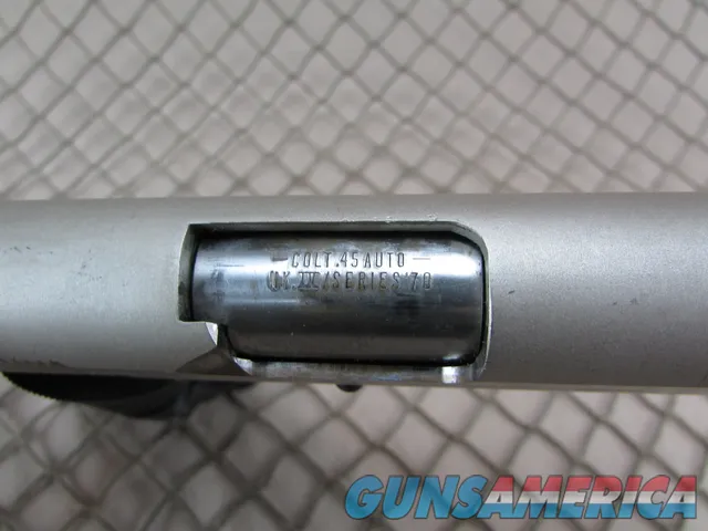 Colt Mk IV Series 70 Government Model 1911 Stainless-steel Pistol 45 ACP #81717B70