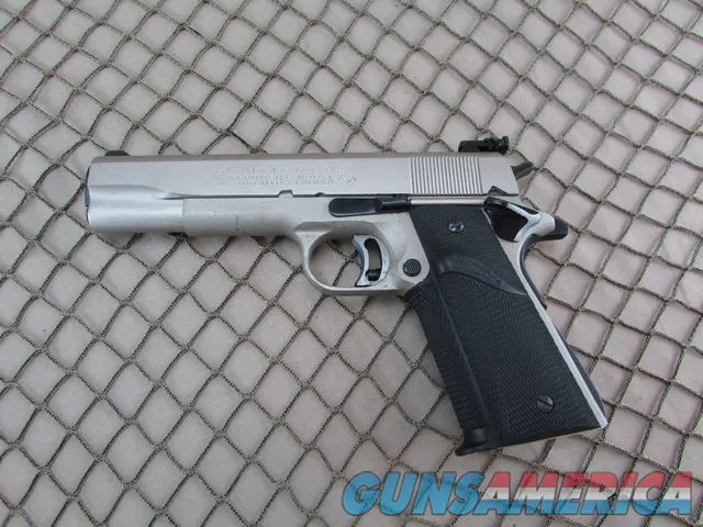 Colt Mk IV Series 70 Government Model 1911 Stainless-steel Pistol 45 ACP #81717B70