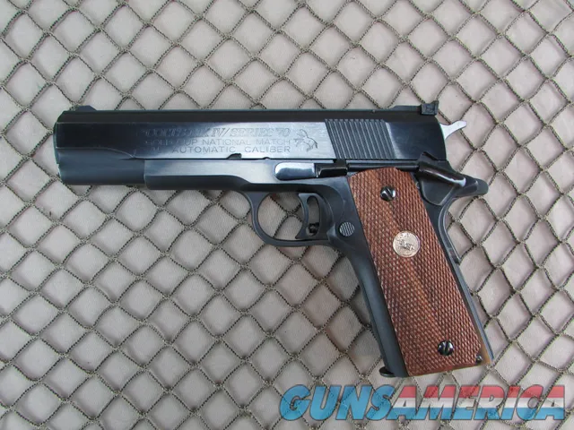 Colt MK IV Series 70 Gold Cup National Match 45 ACP 1975 #70N24779
