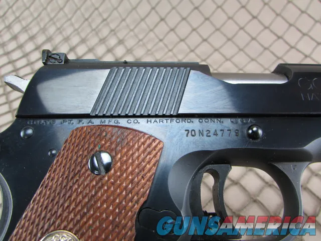 Colt MK IV Series 70 Gold Cup National Match 45 ACP 1975 #70N24779