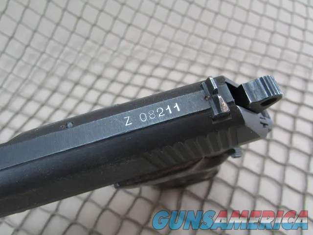 Czech CZ52 VZ52 Pistol 7.62×25 Tokarev matching numbers #Z08211