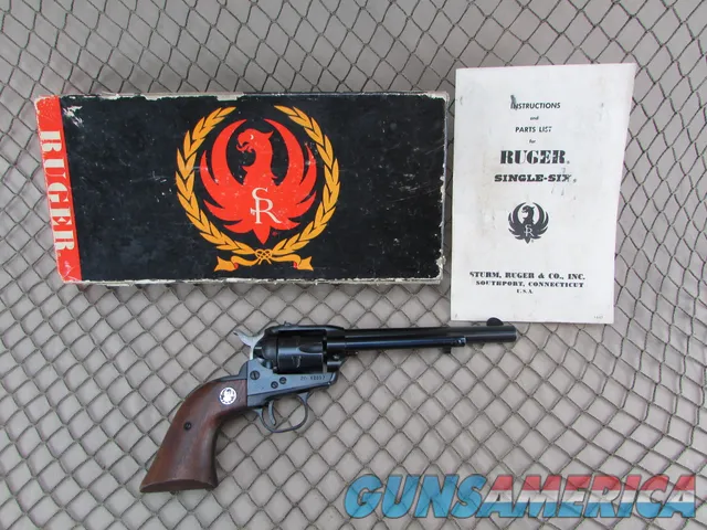 Ruger Old Model Single-Six Three Screw 2...