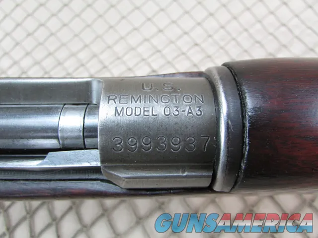 WW2 Remington 1903A3 w/ correct RA 8/43 barrel #3993937