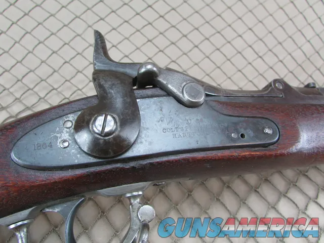 Colt 1861 Rifle w/ Unmarked Conversion 50-70 Centerfire w/ Colt Bayonet