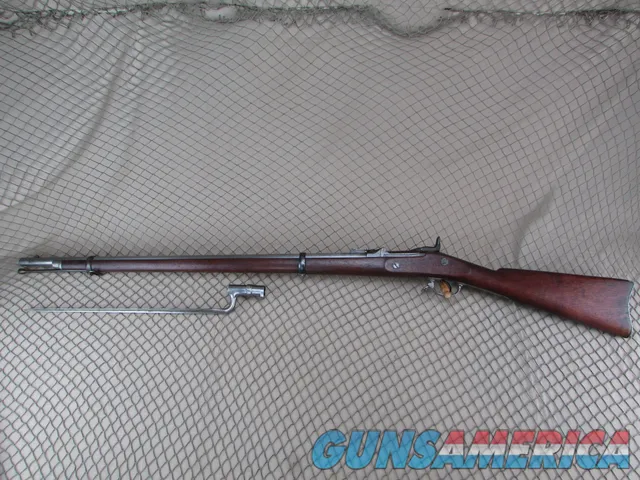 Colt 1861 Rifle w/ Unmarked Conversion 50-70 Centerfire w/ Colt Bayonet