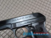 Czech VZ27 Nazi Marked Pistol 32 ACP #20920
