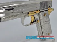 Custom Colt Trump USA 24K Gold Nickel Engraved Colt 1911