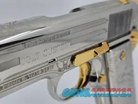 Custom Colt Trump USA 24K Gold Nickel Engraved Colt 1911