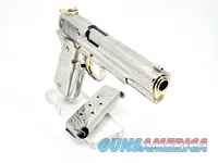 Custom Colt Trump USA 24K Gold Nickel Engraved Colt 1911