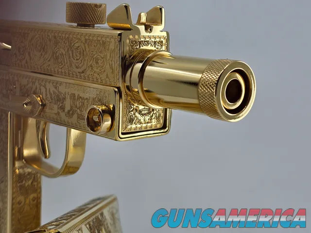 24K Engraved Cobray m11