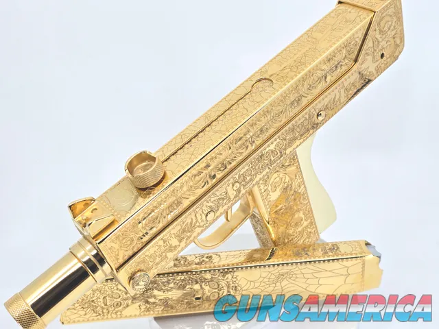 24K Engraved Cobray m11