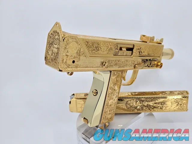 24K Engraved Cobray m11