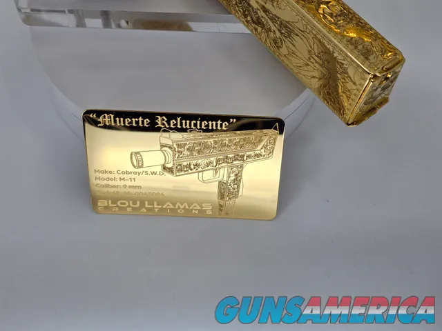 24K Engraved Cobray m11