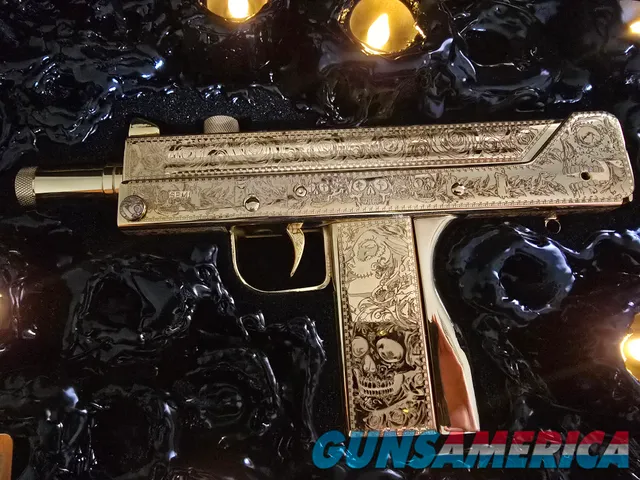 24K Engraved Cobray m11