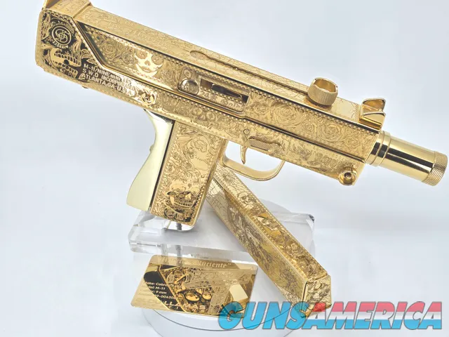 24K Engraved Cobray m11