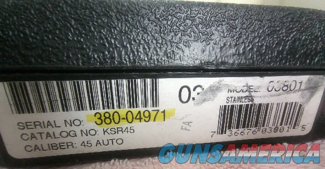 Ruger SR45 .45 ACP Pistol with Case and Magazine