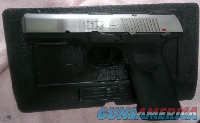 Ruger SR45 .45 ACP Pistol with Case and Magazine
