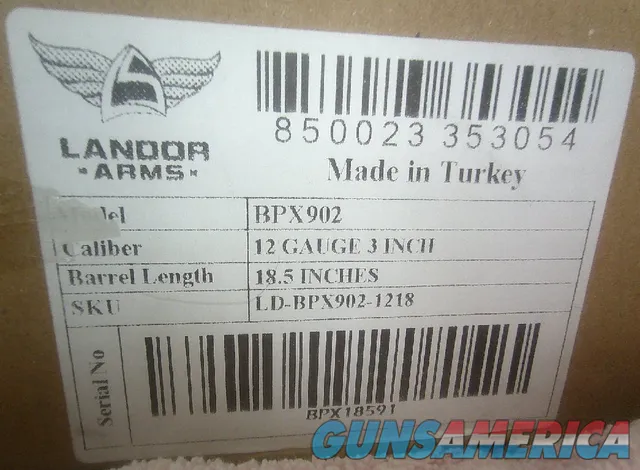 Landor Arms BPX 902 Bullpup 12 Ga. Shotgun