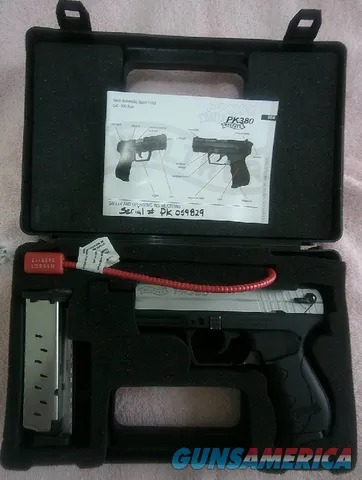 Walther PK380 .380 ACP Pistol with Case and Mags