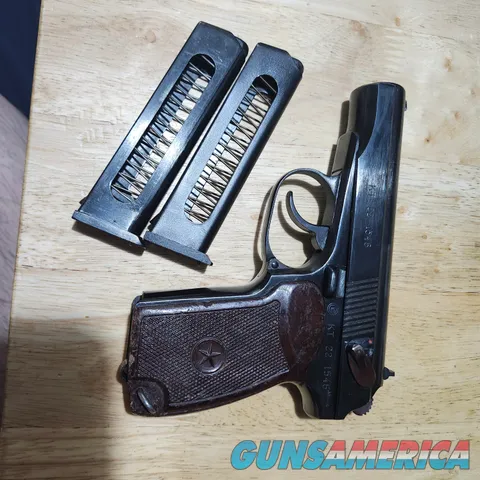 Bulgarian Makarov PM 9x18 Pistol with Two Magazines and 76 rounds of ammo