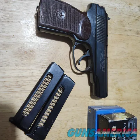 Bulgarian Makarov PM 9x18 Pistol with Two Magazines and 76 rounds of ammo